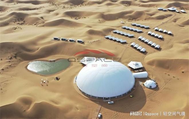沙漠也能建！气膜馆征服极端地质的新选择—轻空间